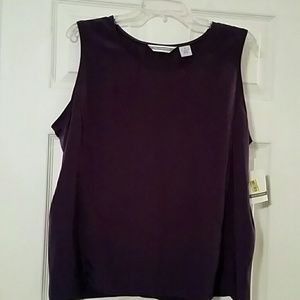 Investments sz 18 purple dress tank